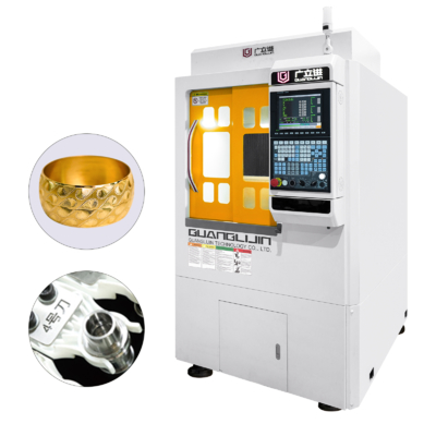 Macchina per incisione gioielli CNC a 9 assi per anelli e bracciali